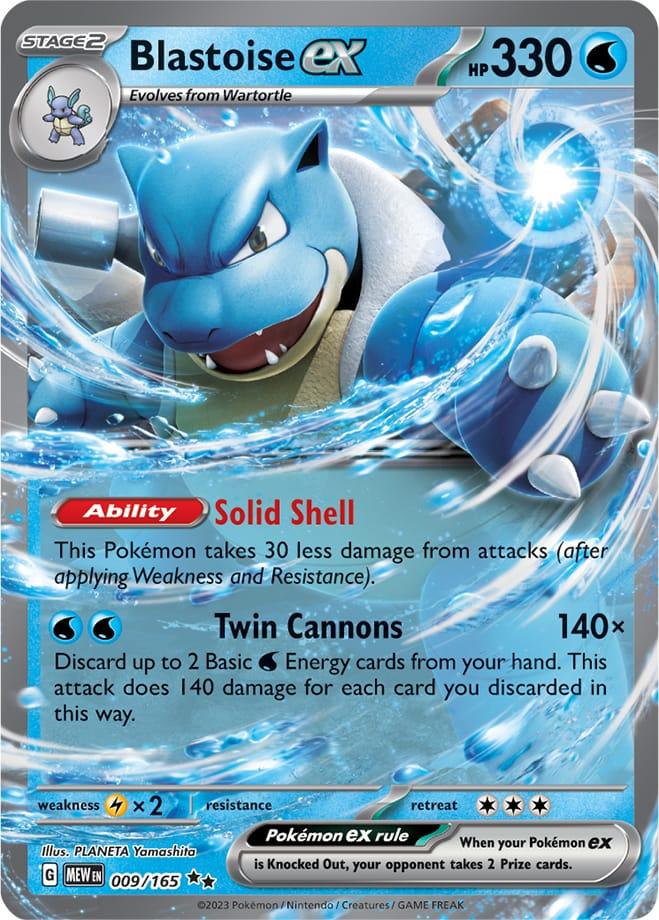 Carte Pokémon: Blastoise ex [Tortank ex]