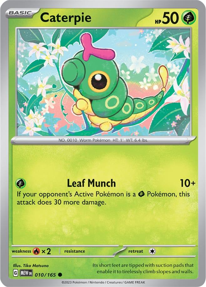 Carte Pokémon: Caterpie [Chenipan]