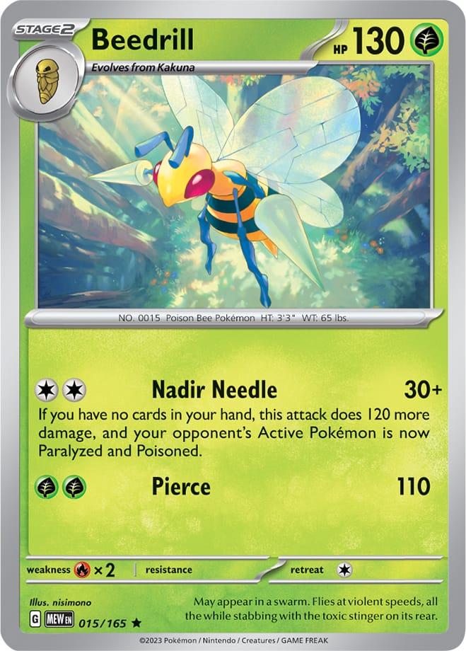 Carte Pokémon: Beedrill [Dardagnan]