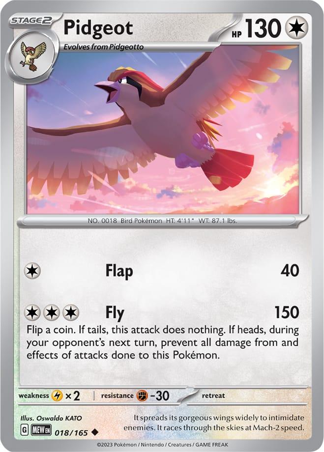 Carte Pokémon: Pidgeot [Roucarnage]