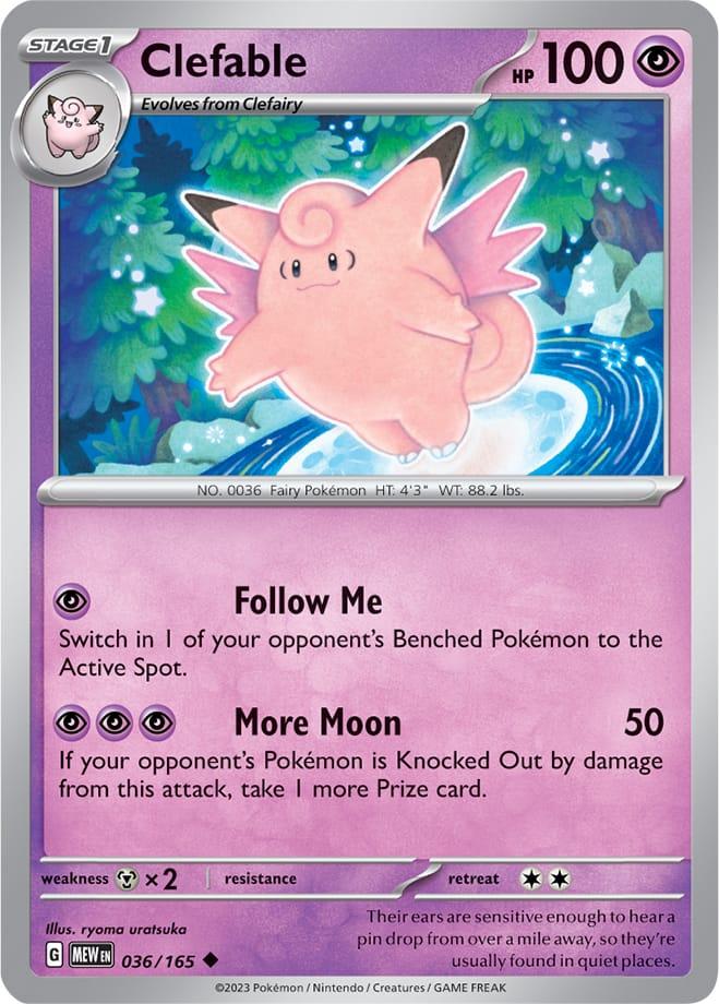 Carte Pokémon: Clefable [Mélodelfe]