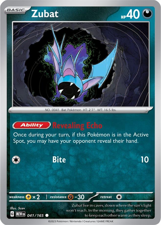 Carte Pokémon: Zubat [Nosferapti]