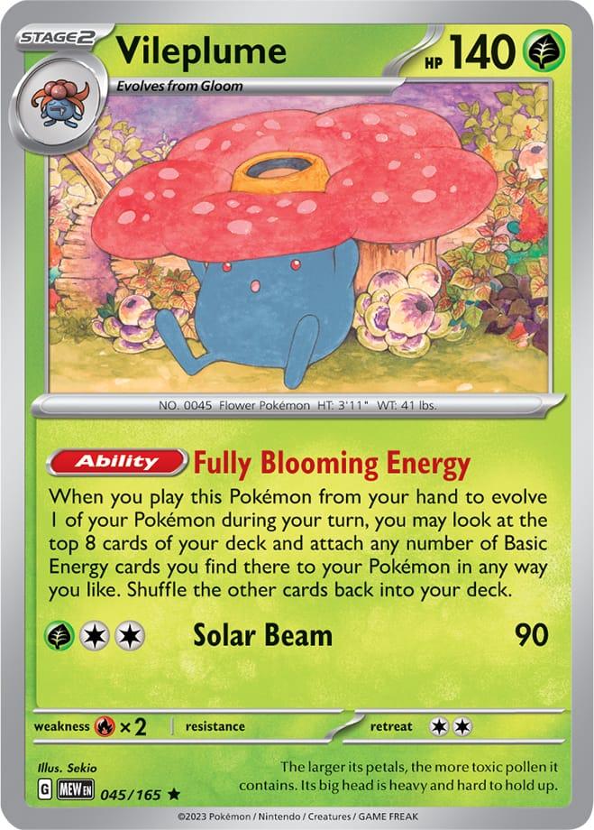 Carte Pokémon: Vileplume [Rafflesia]