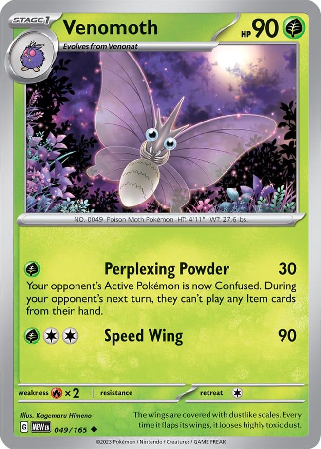 Carte Pokémon: Venomoth [Aéromite]