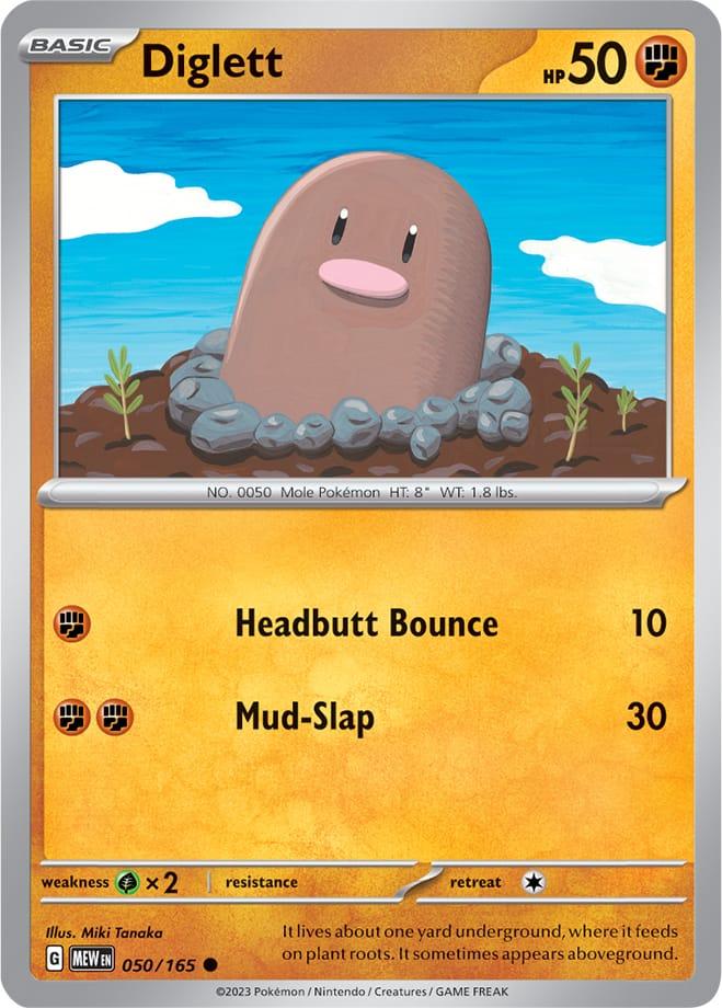 Carte Pokémon: Diglett [Taupiqueur]