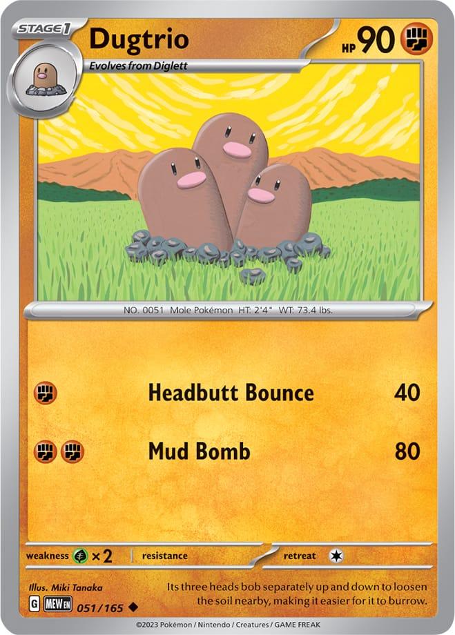 Carte Pokémon: Dugtrio [Triopikeur]