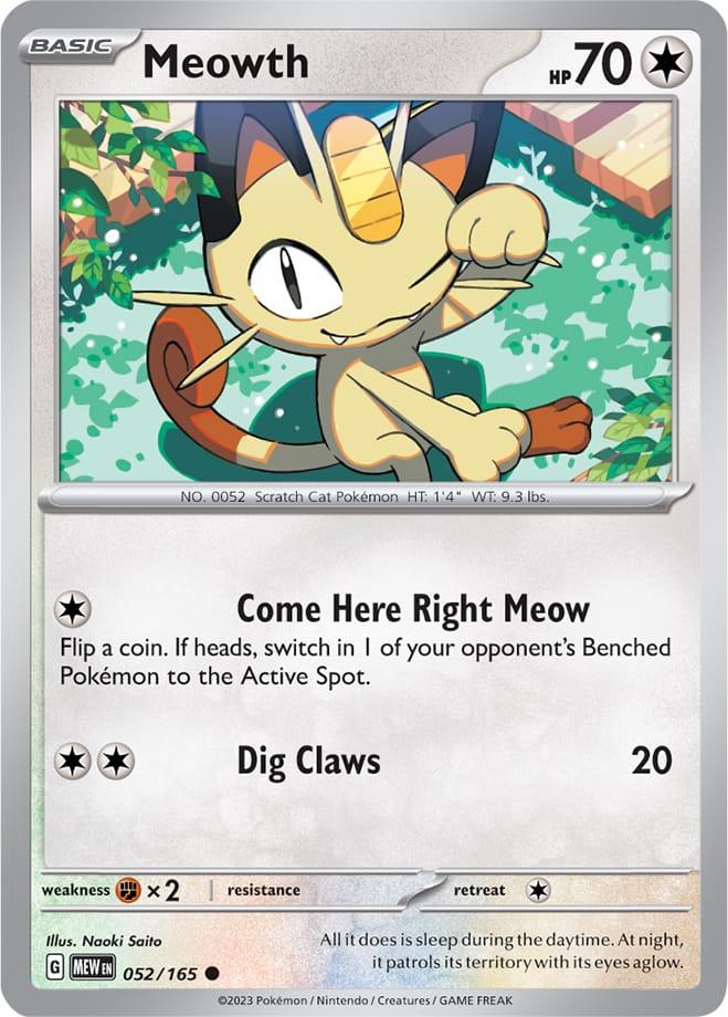 Carte Pokémon: Meowth [Miaouss]