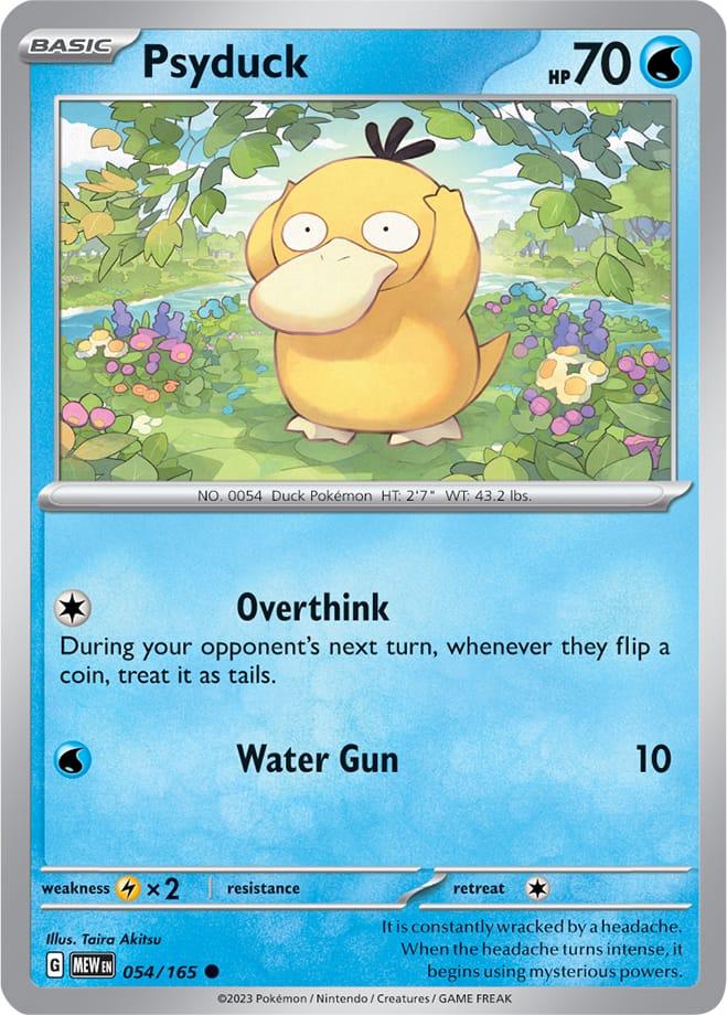 Carte Pokémon: Psyduck [Psykokwak]