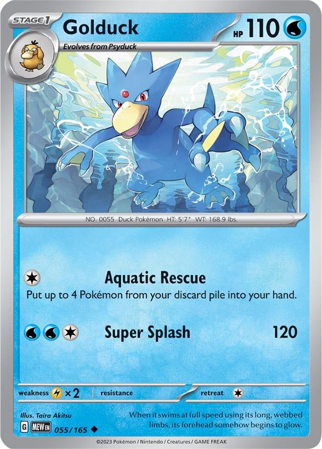 Carte Pokémon: Golduck [Akwakwak]