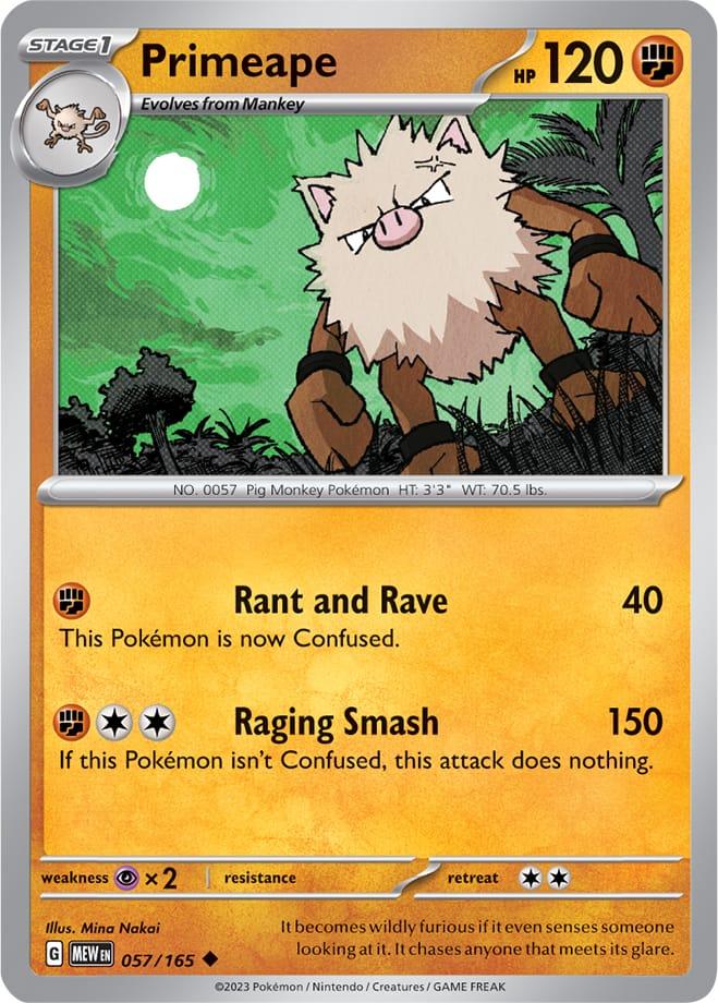 Carte Pokémon: Primeape [Colossinge]