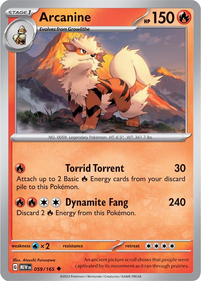 Carte Pokémon: Arcanine [Arcanin]