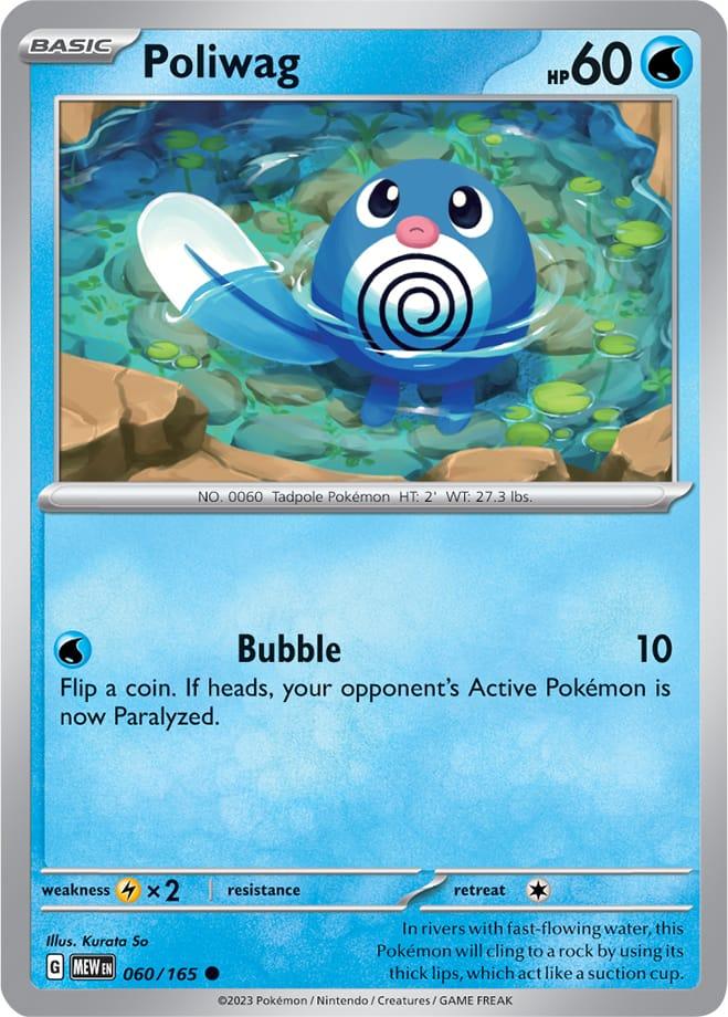 Carte Pokémon: Poliwag [Ptitard]