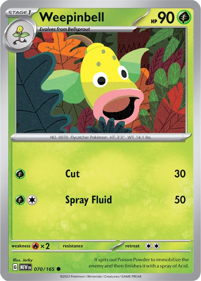 Carte Pokémon: Weepinbell [Boustiflor]