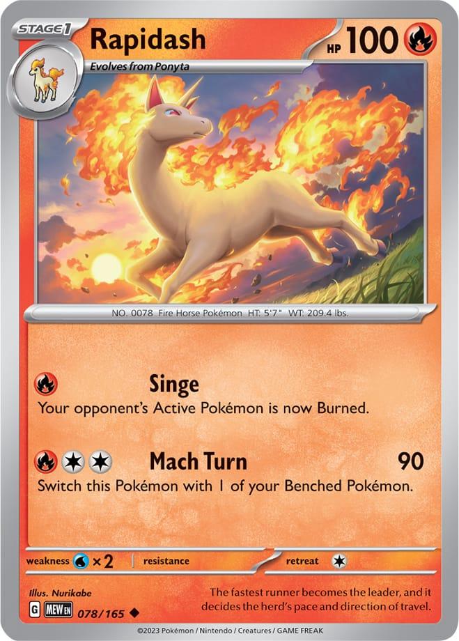 Carte Pokémon: Rapidash [Galopa]