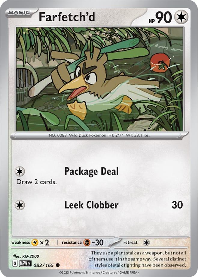 Carte Pokémon: Farfetch'd [Canarticho]