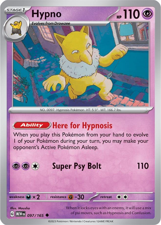 Carte Pokémon: Hypno [Hypnomade]