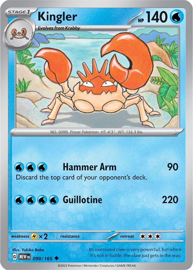 Carte Pokémon: Kingler [Krabboss]