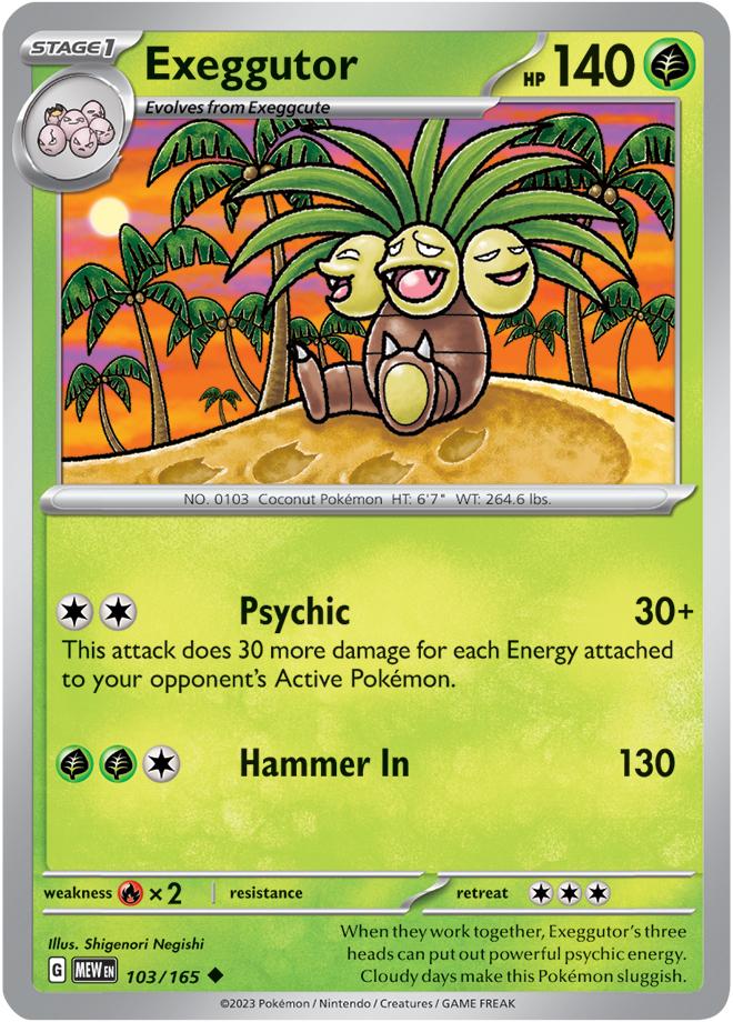 Carte Pokémon: Exeggutor [Noadkoko]