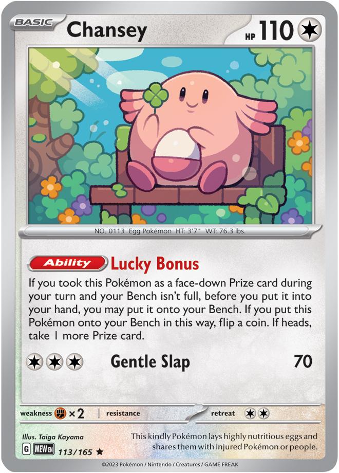 Carte Pokémon: Chansey [Leveinard]