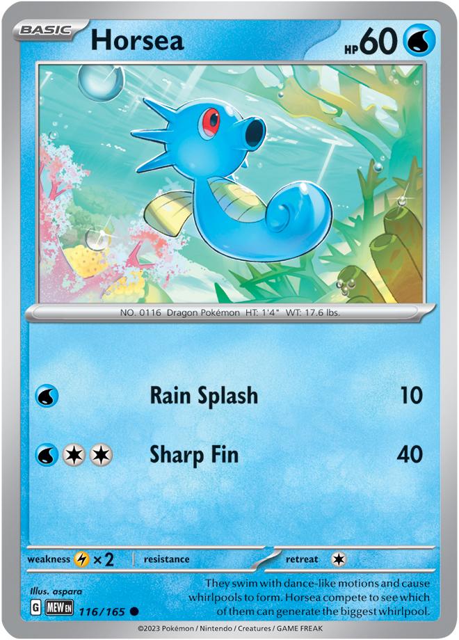 Carte Pokémon: Horsea [Hypotrempe]