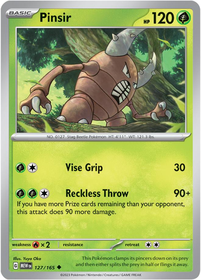 Carte Pokémon: Pinsir [Scarabrute]