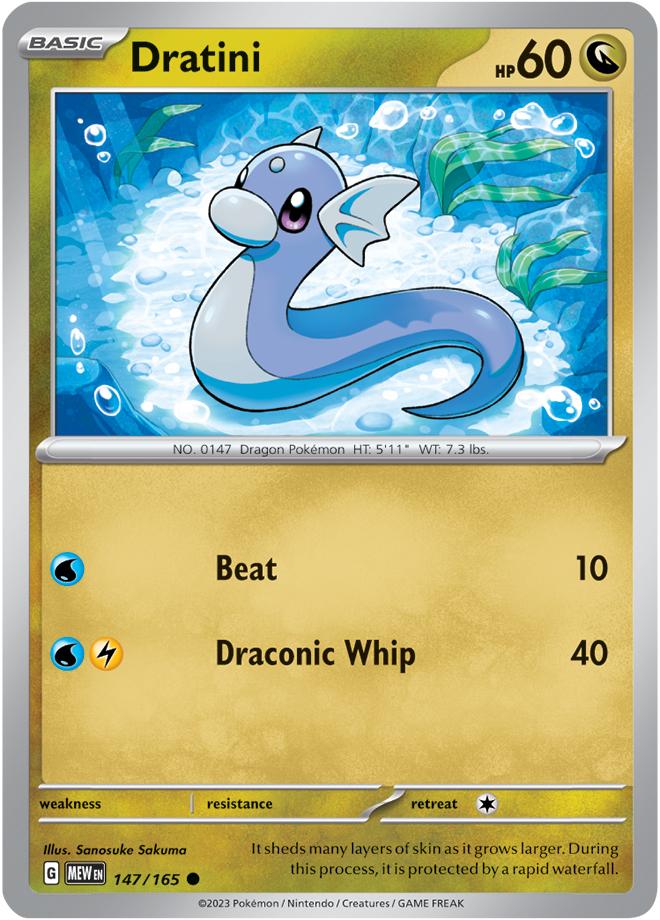 Carte Pokémon: Dratini [Minidraco]