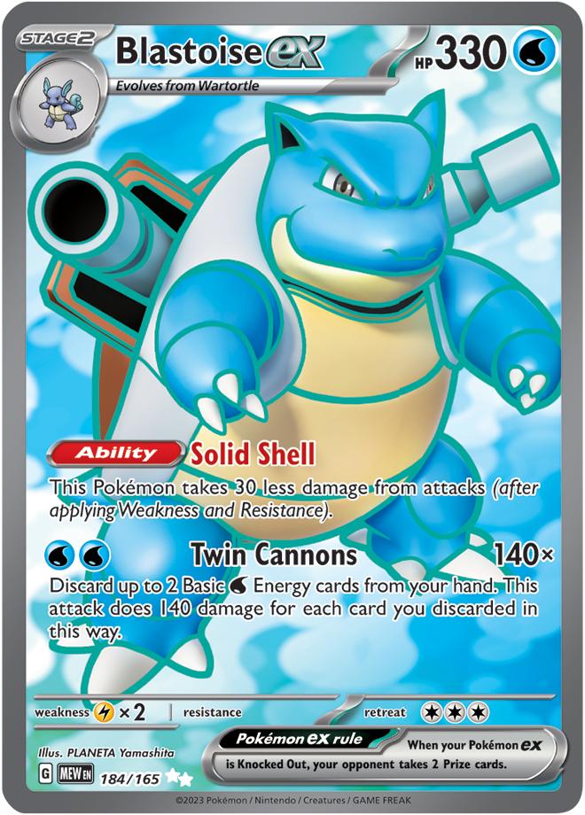 Carte Pokémon: Blastoise ex [Tortank ex]