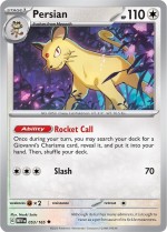 Carte Pokémon: Persian