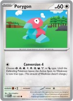 Carte Pokémon: Porygon