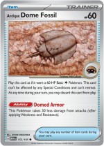 Carte Pokémon: Fossile Dôme