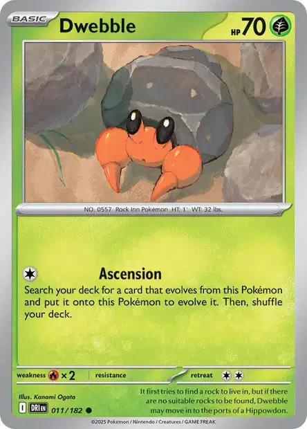 Carte Pokémon: Dwebble [Crabicoque]