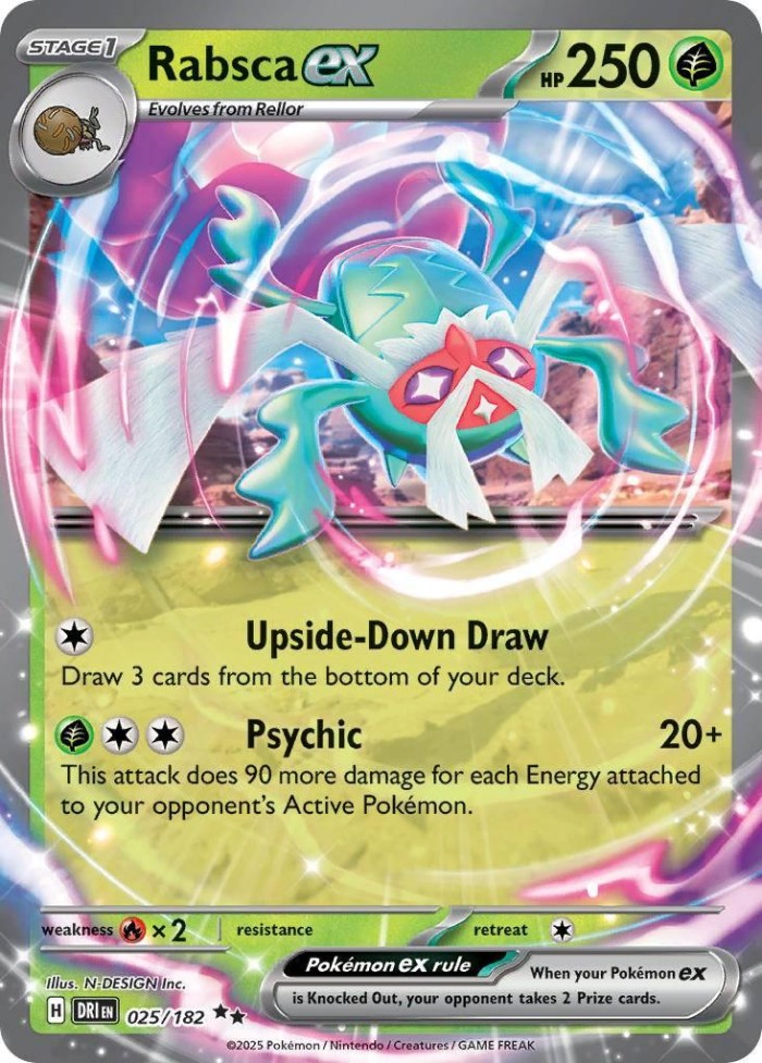 Carte Pokémon: Rabsca ex [Bérasca ex]