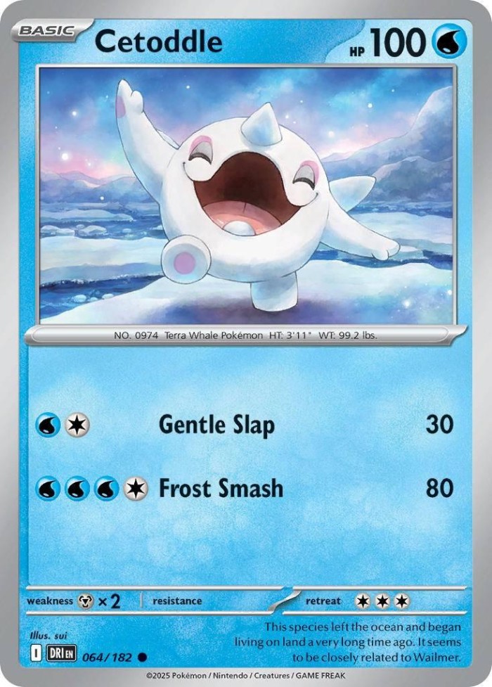Carte Pokémon: Cetoddle [Piétacé]