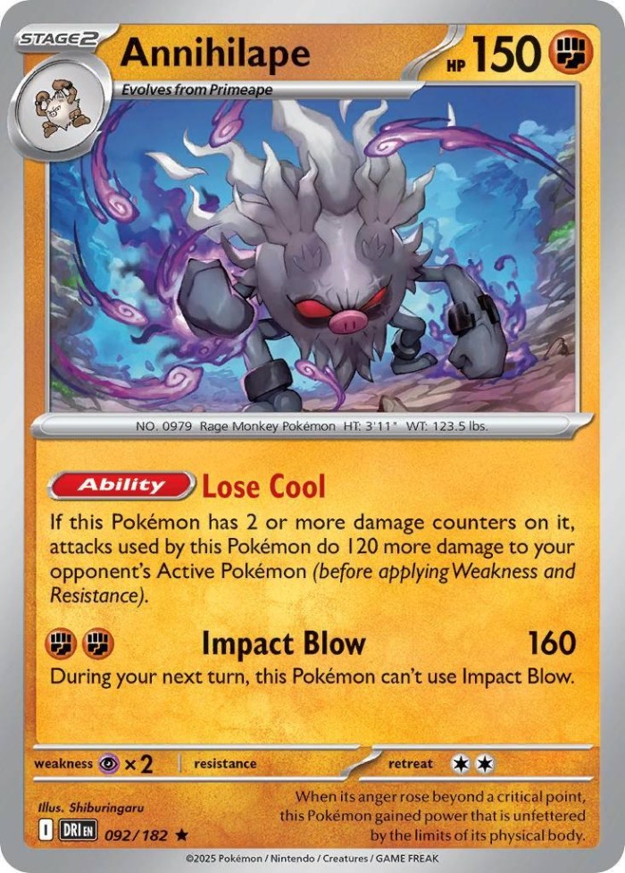 Carte Pokémon: Annihilape [Courrousinge]