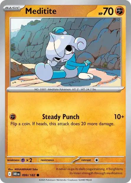 Carte Pokémon: Meditite [Méditikka]