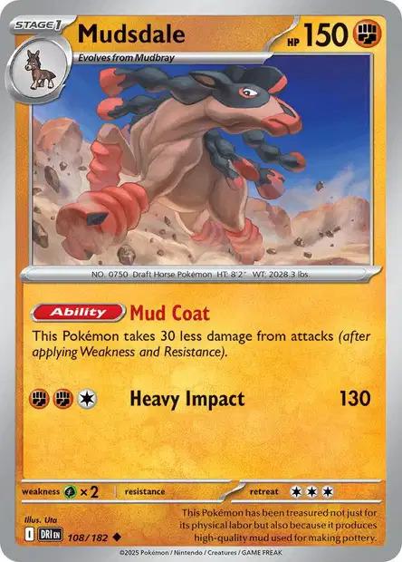 Carte Pokémon: Mudsdale [Bourrinos]