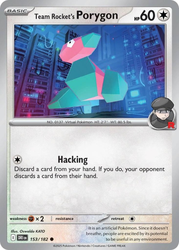 Carte Pokémon: Team Rocket's Porygon [Porygon de la Team Rocket]