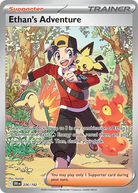 Carte Pokémon: Ethan's Adventure [Aventure de Luth]