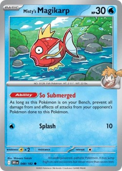 Carte Pokémon: Misty's Magikarp