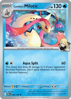 Carte Pokémon: Cynthia's Milotic