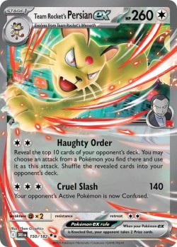 Carte Pokémon: Team Rocket's Persian ex