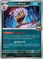 Carte Pokémon: Arbok