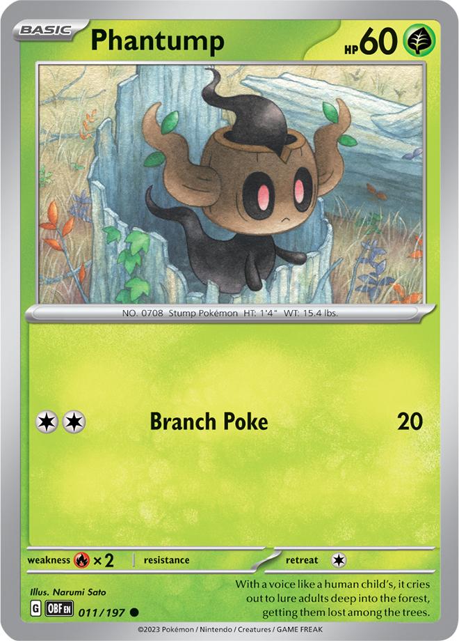 Carte Pokémon: Phantump [Brocélôme]