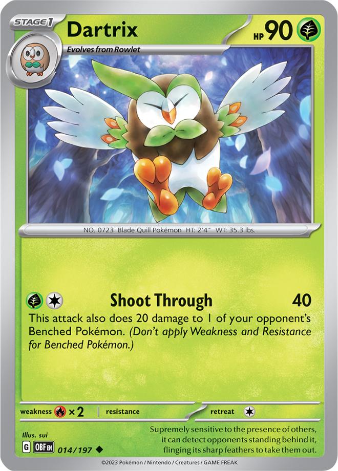 Carte Pokémon: Dartrix [Efflèche]