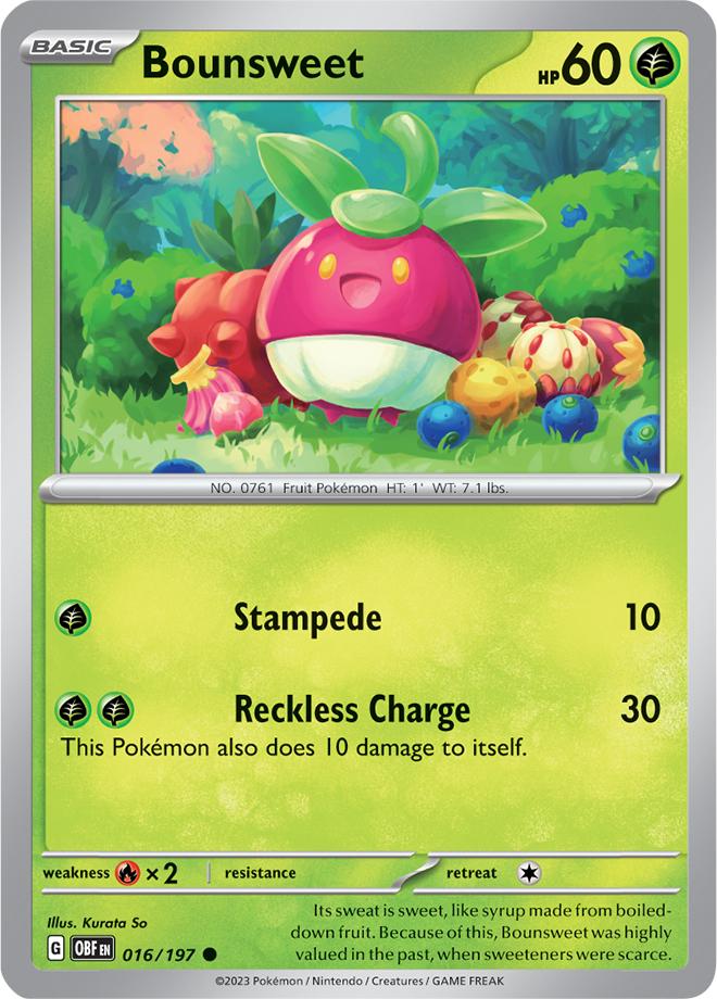 Carte Pokémon: Bounsweet [Croquine]