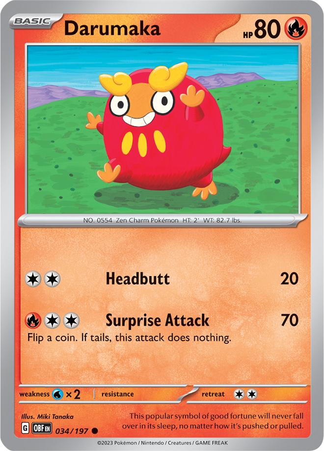 Carte Pokémon: Darumaka [Darumarond]