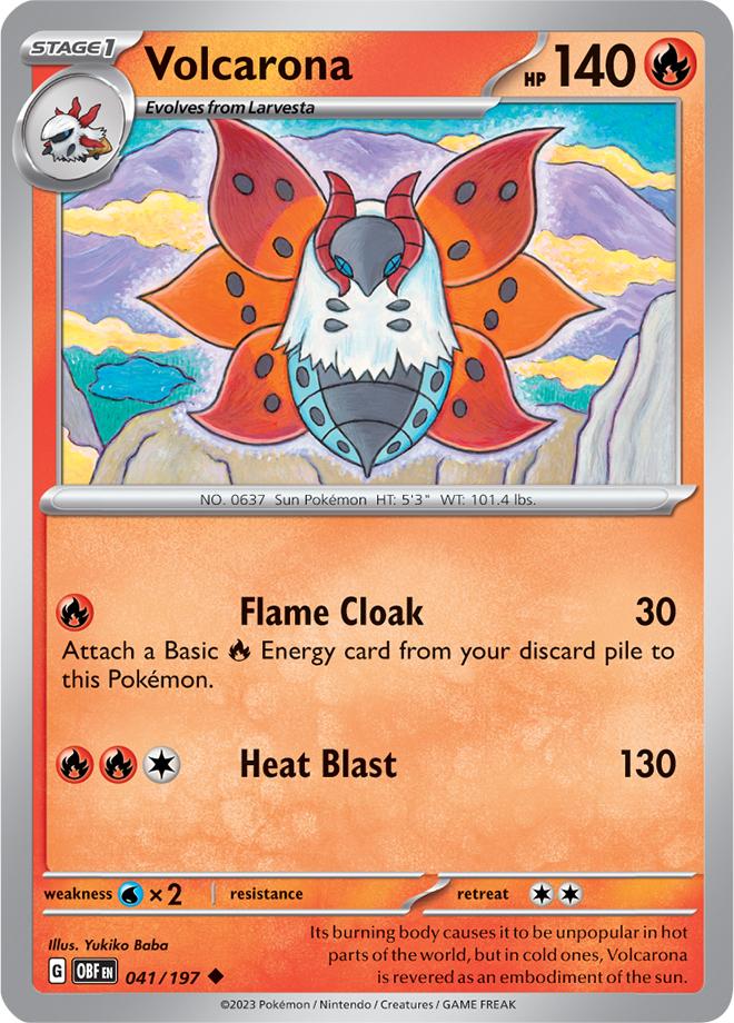 Carte Pokémon: Volcarona [Pyrax]