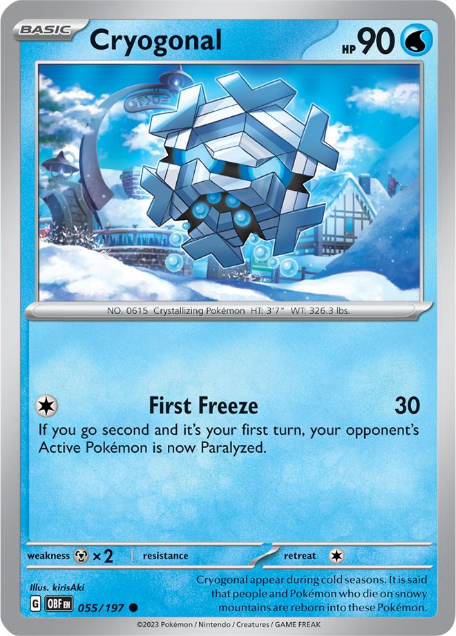 Carte Pokémon: Cryogonal [Hexagel]