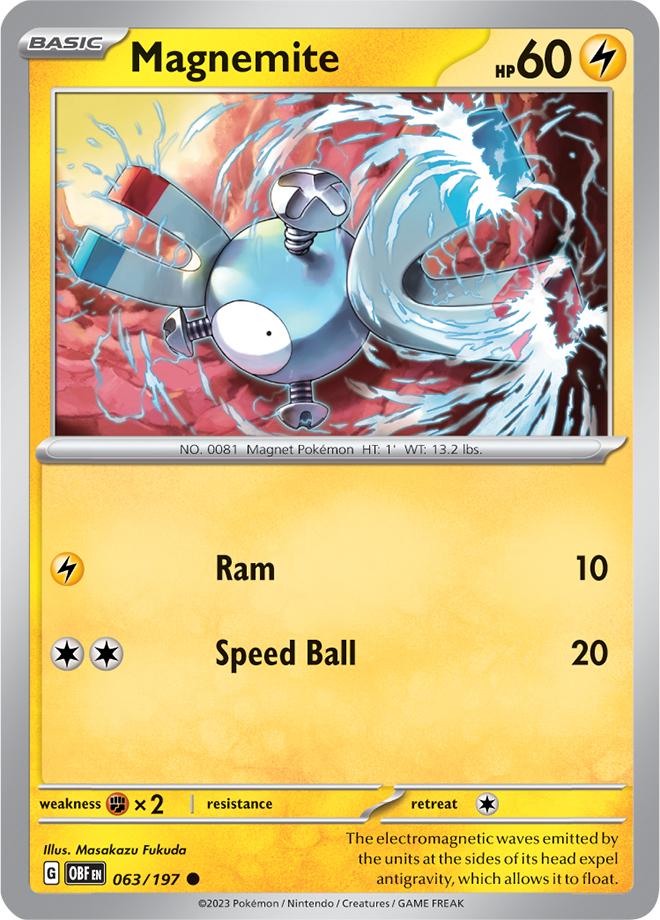 Carte Pokémon: Magnemite [Magnéti]