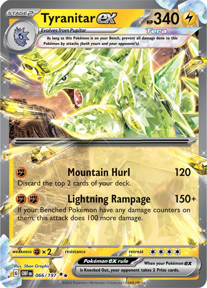 Carte Pokémon: Tyranitar ex [Tyranocif ex]